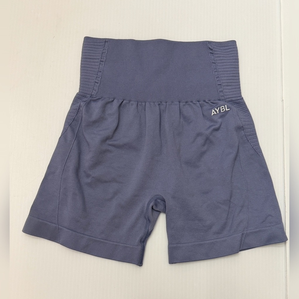 AYBL High-Waist Navy Bike Shorts